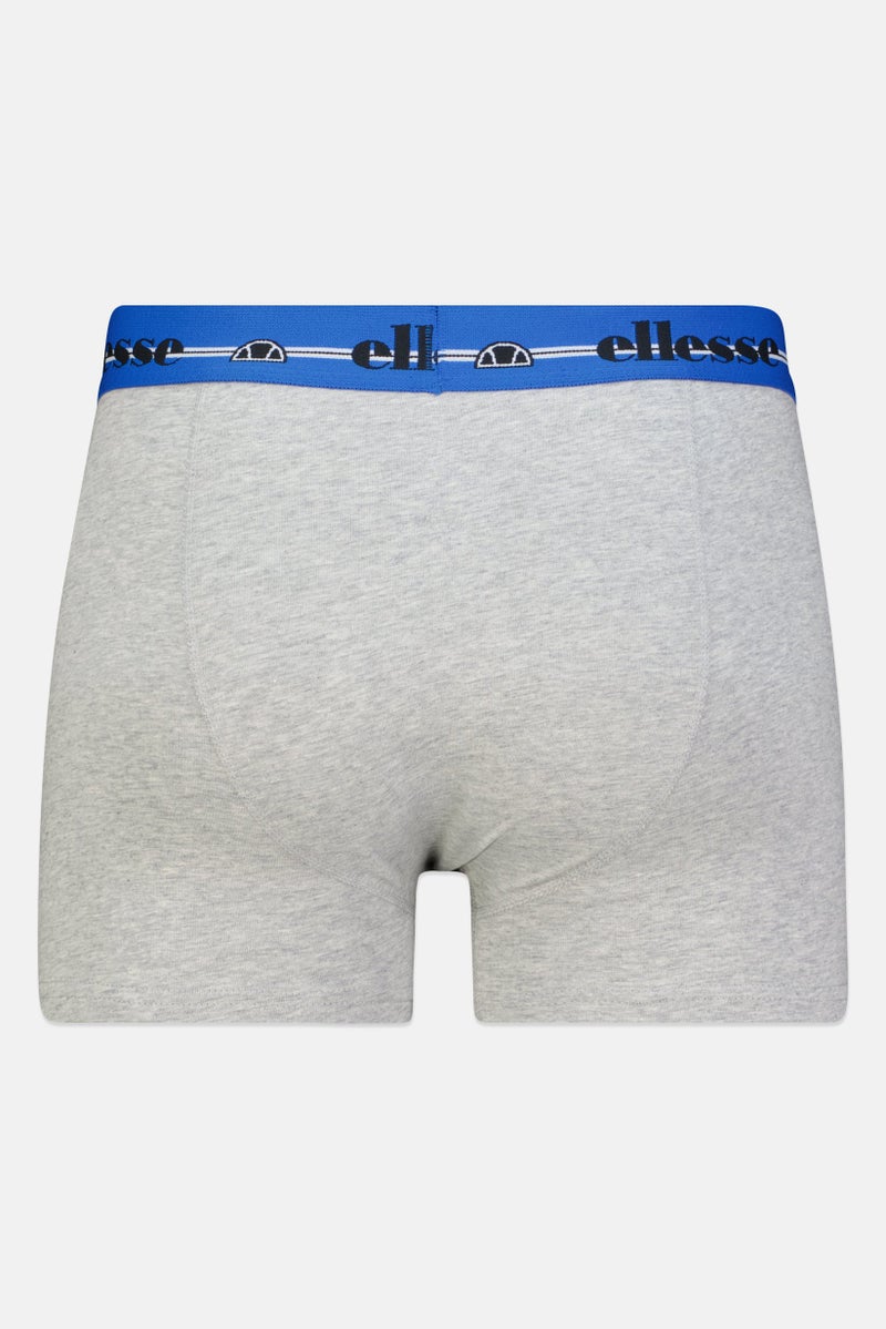 Ellesse Men 3 Pieces Brand Logo Trunks, Multicolor - Image 4